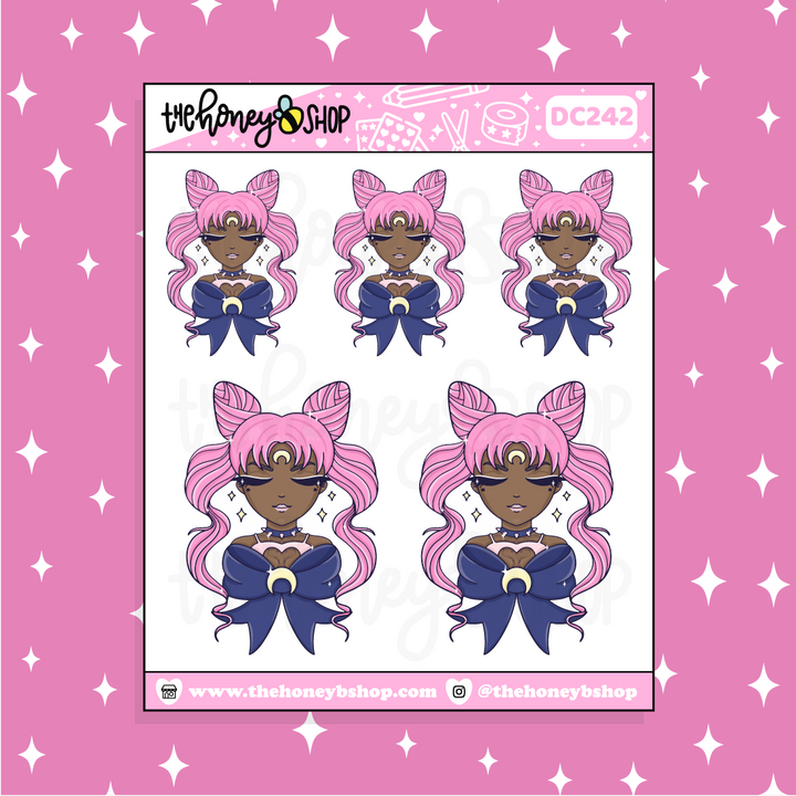 Wicked Lady Babe Doodle Sticker | Choose your Skin Tone!