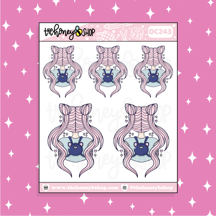 Luna Backpack Babe Doodle Sticker | Choose your Skin Tone!