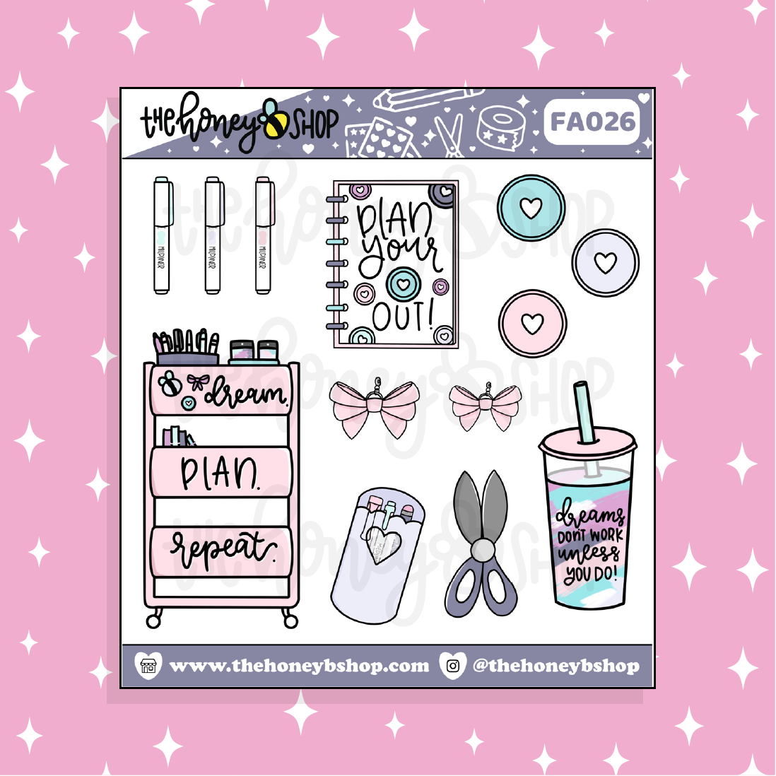 Planner Babe Deco Doodle Sticker
