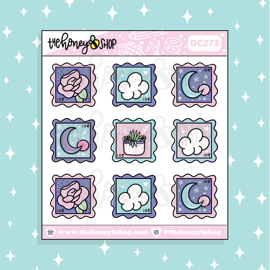 Dreamy Stamps Doodle Sticker