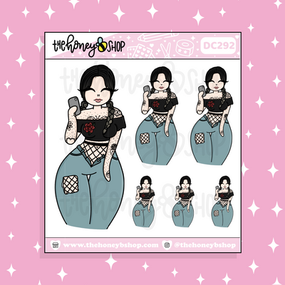 Trills Babe Doodle Sticker | Choose your Skin Tone!