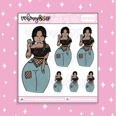 Trills Babe Doodle Sticker | Choose your Skin Tone!