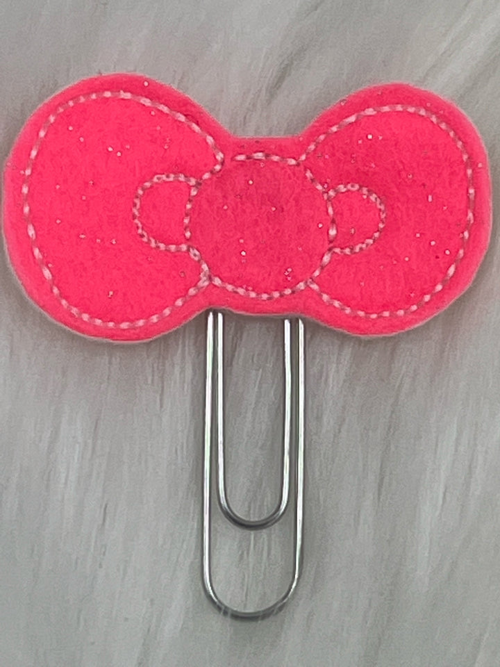 HK Bow Feltie Planner Clip | Choose Your Color!