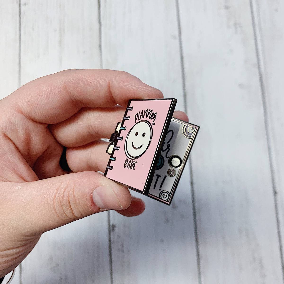 Planner Babe Enamel Trinket | OPENS + CLOSES