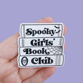 Spooky Girls Book Club Vinyl Sticker Die Cut