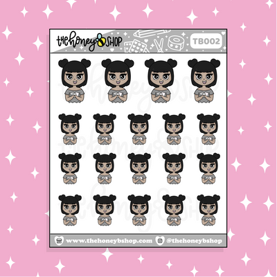 Stickers Galore BabeBees Doodle Sticker | Choose Your Skin Tone!