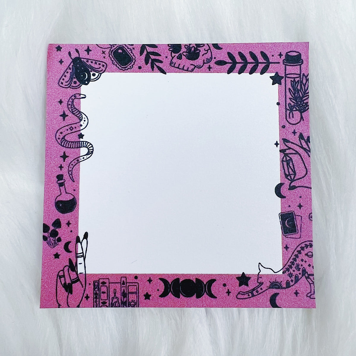 Spooky Bordered Sticky Note | 3x3