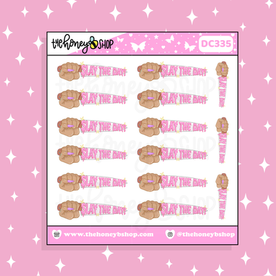 Slay the Day Doodle Sticker | Choose your Skin Tone!