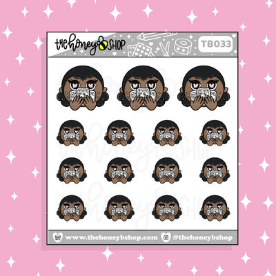Happy Mail BabeBees Doodle Sticker | Choose Your Skin Tone!