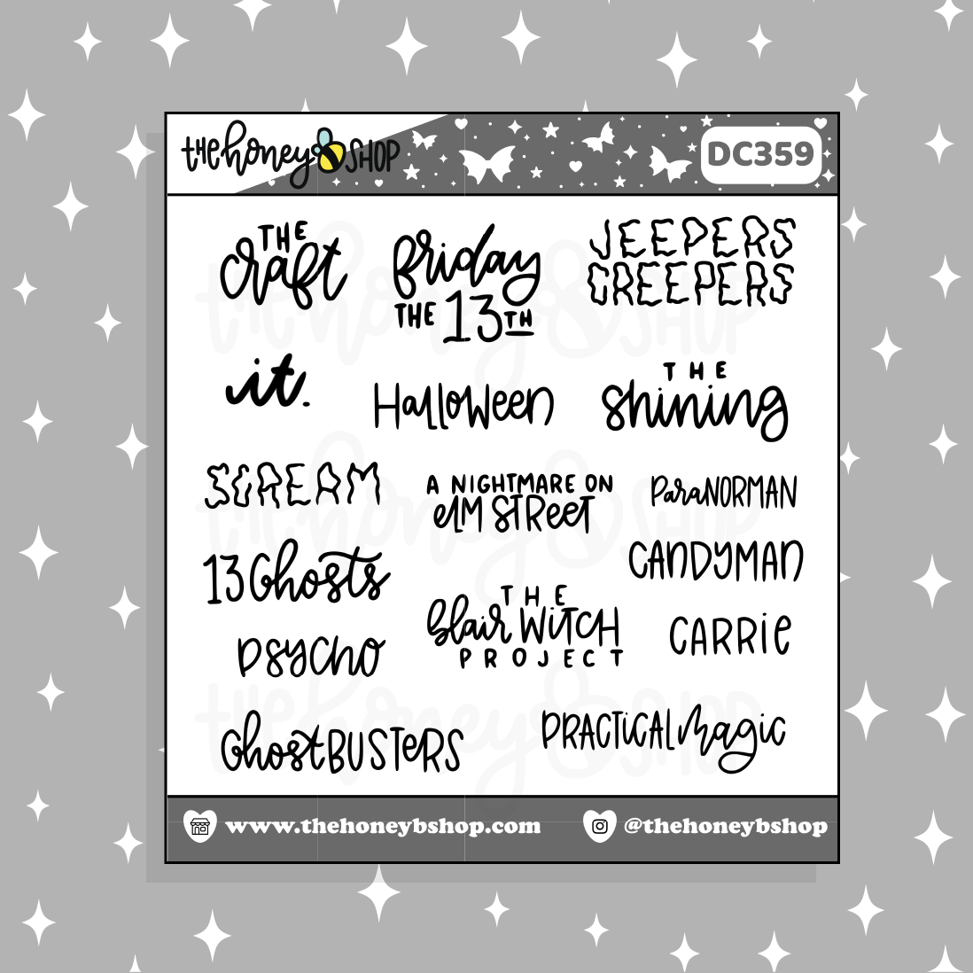 Halloween Movies PT. 2 Doodle Sticker
