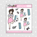 Pastel presenta bebé Doodle pegatina | ¡Elige tu tono de piel!