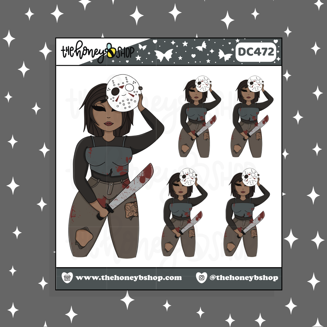 Jason Babe Doodle Sticker | Choose your Skin Tone!