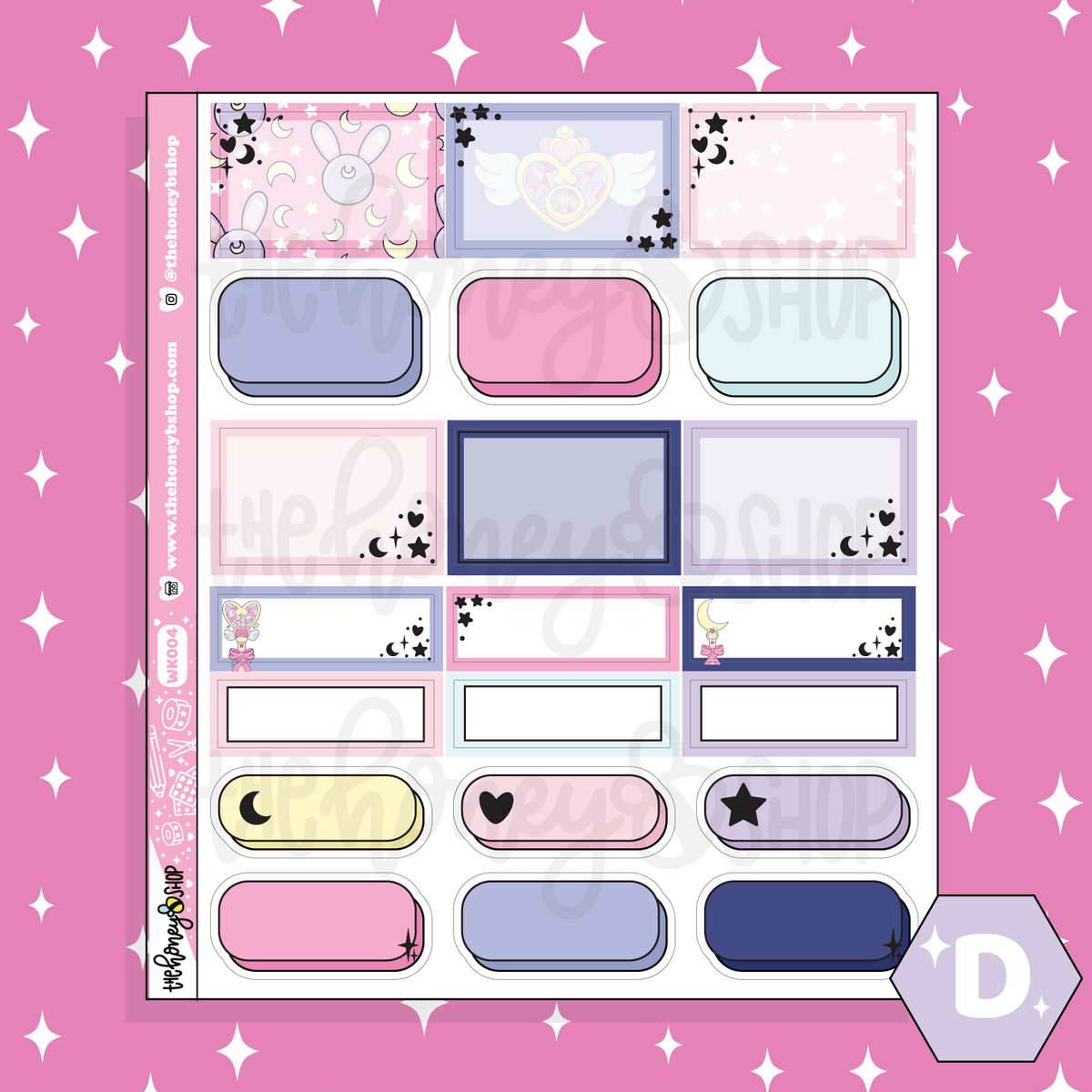 Fight Like A Girl Weekly Kit | Choose Your Sheet Option! | Holographic Foil