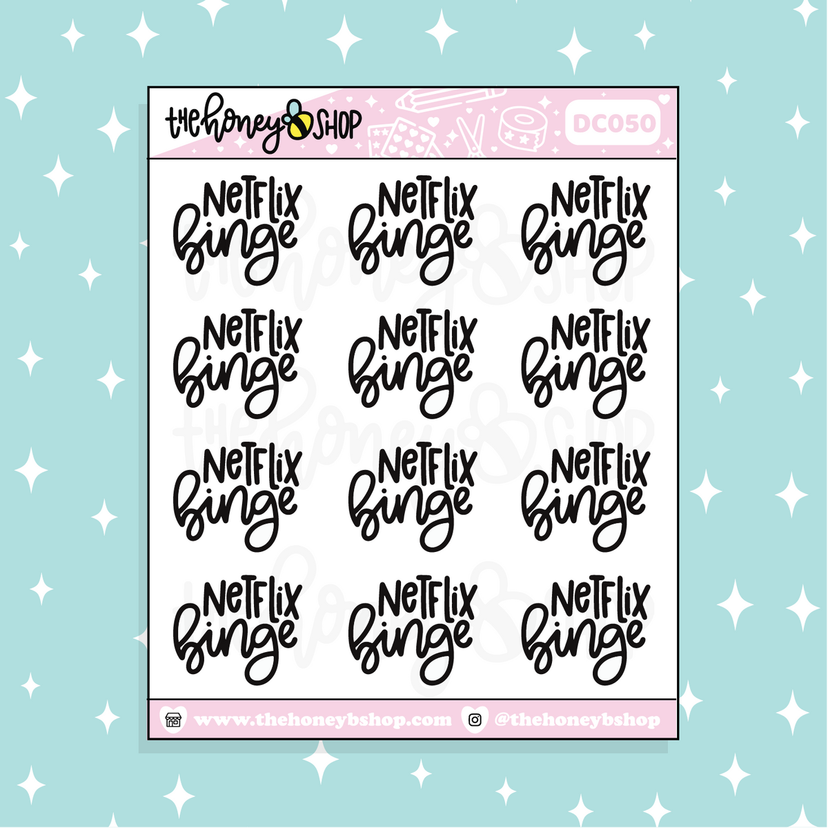 Netflix Doodle Sticker