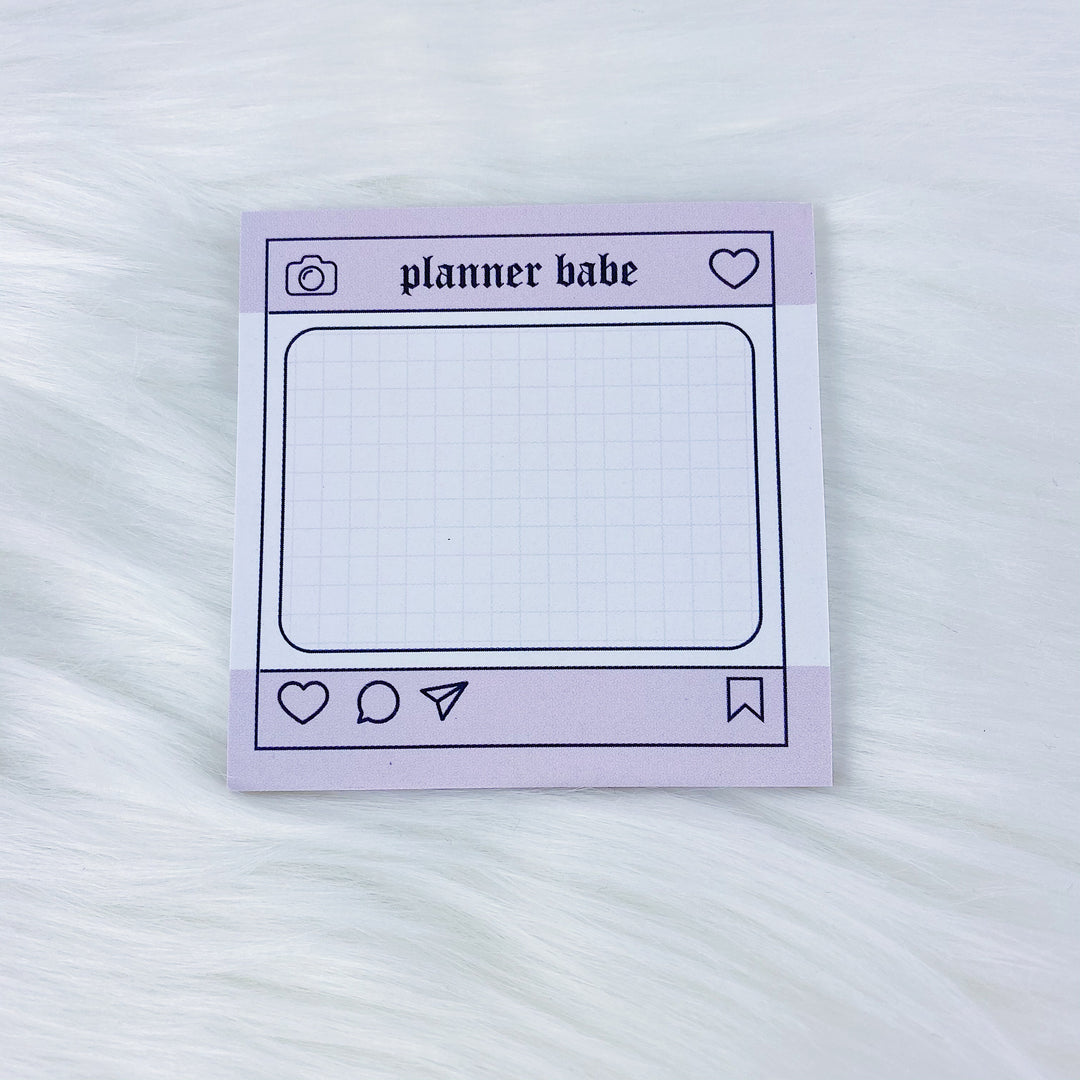 Planner Babe Insta Sticky Note | Insta Sticky Note | TheHoneyBShop