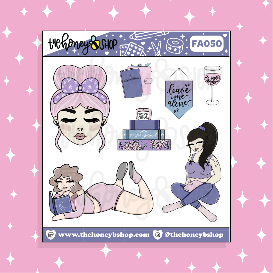 Staycation Babe Doodle Sticker | Choose your Skin Tone!