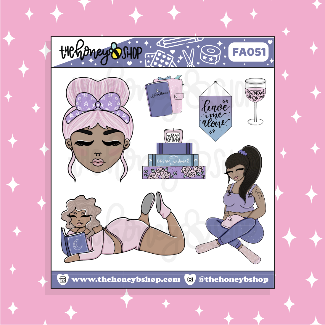 Staycation Babe Doodle Sticker | Choose your Skin Tone!
