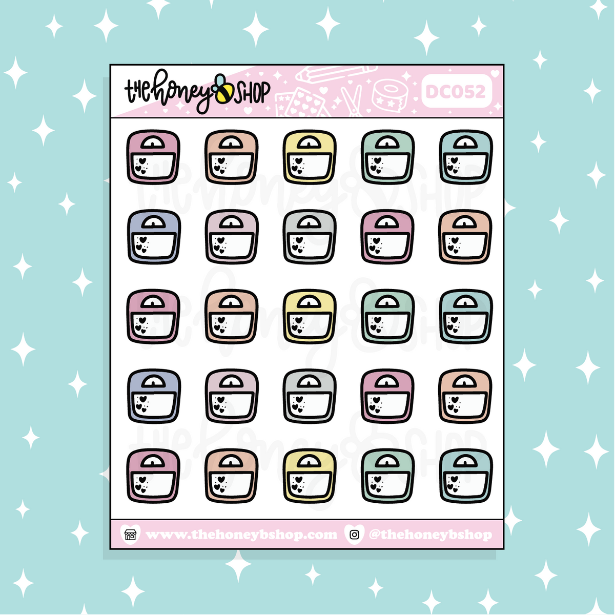 Scale Icon Doodle Sticker
