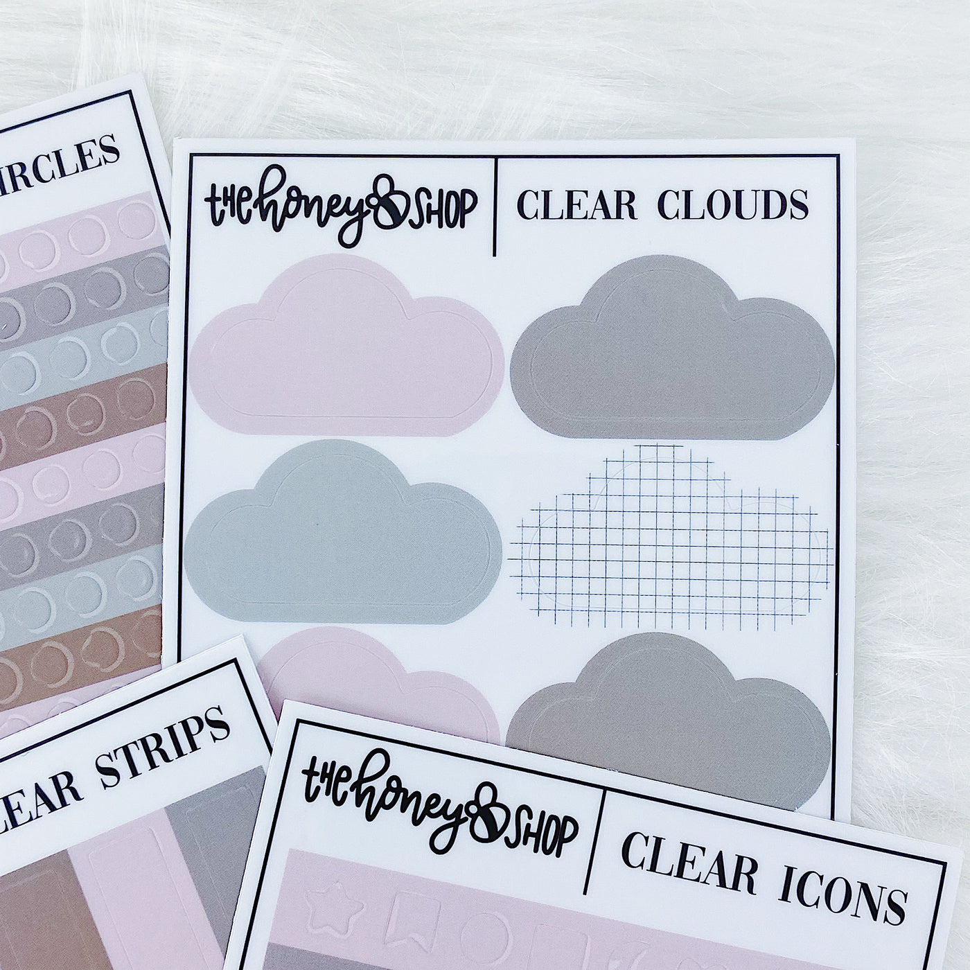 Blush Baby Clear Functional Sticker Pack | 4 Sheets Included