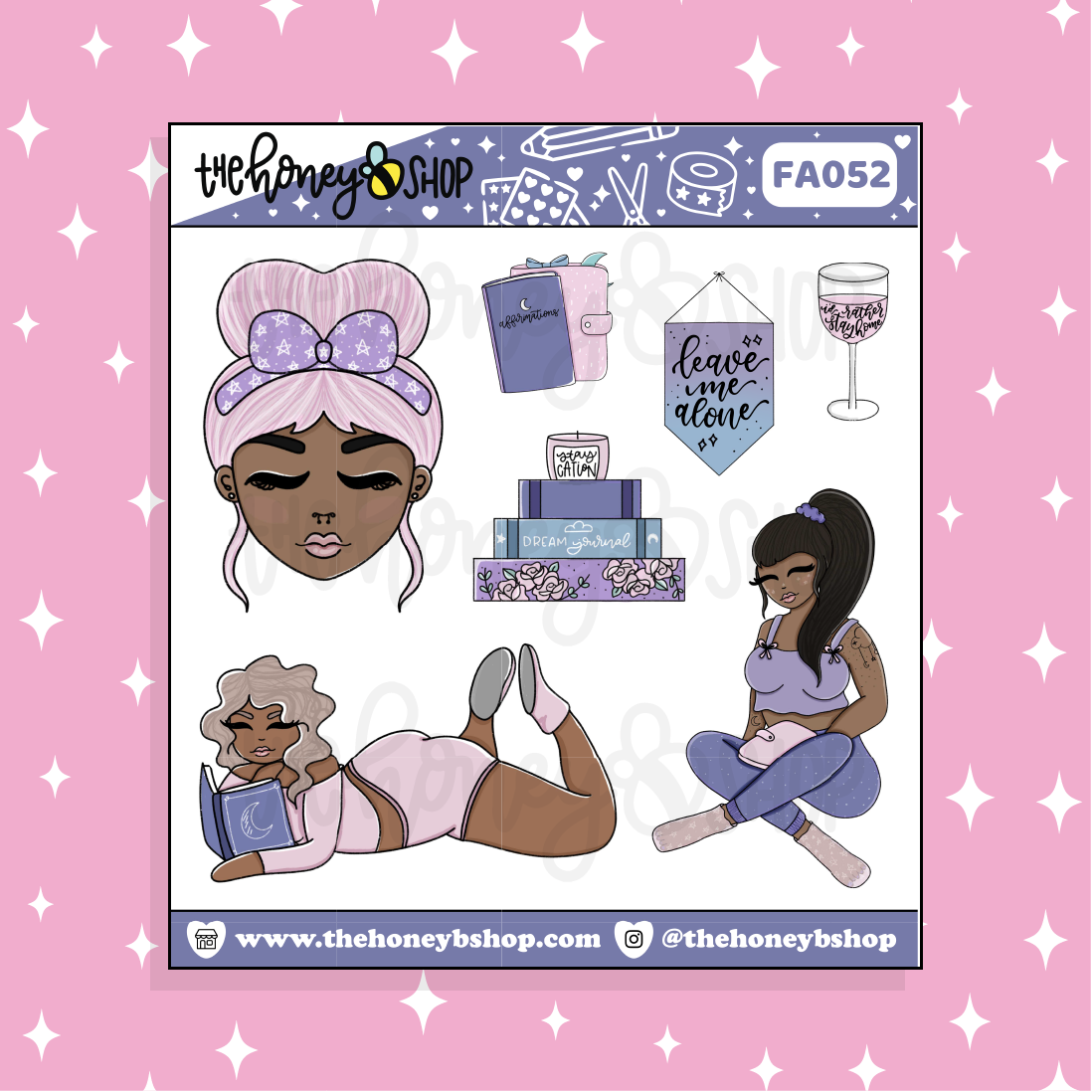 Staycation Babe Doodle Sticker | Choose your Skin Tone!