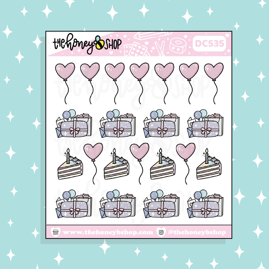 Birthday Doodles Doodle Sticker