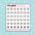 Simple Weather Sampler Doodle Sticker