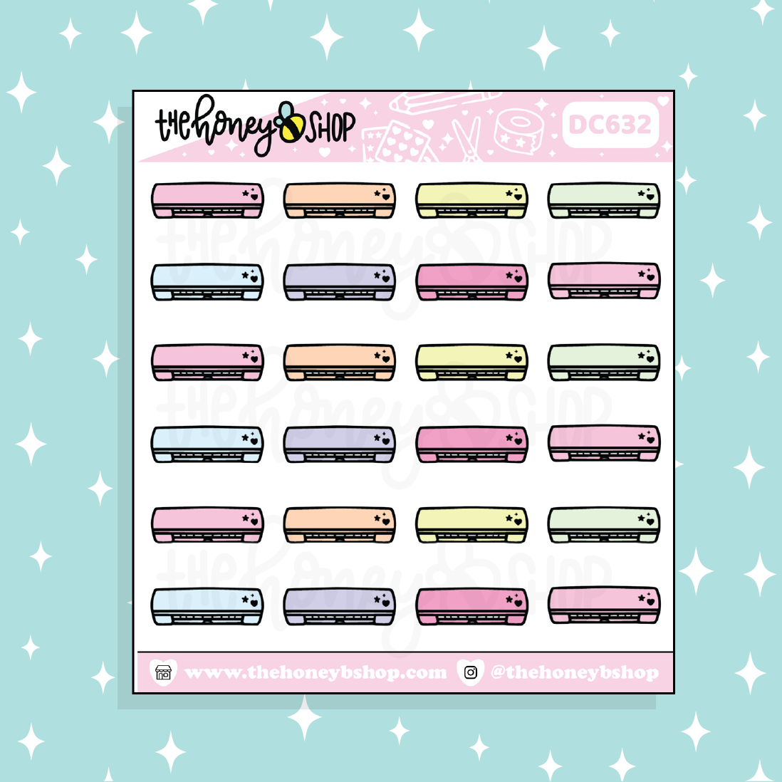 Cameo Cutter Icon Doodle Sticker | Choose Your Color Option!