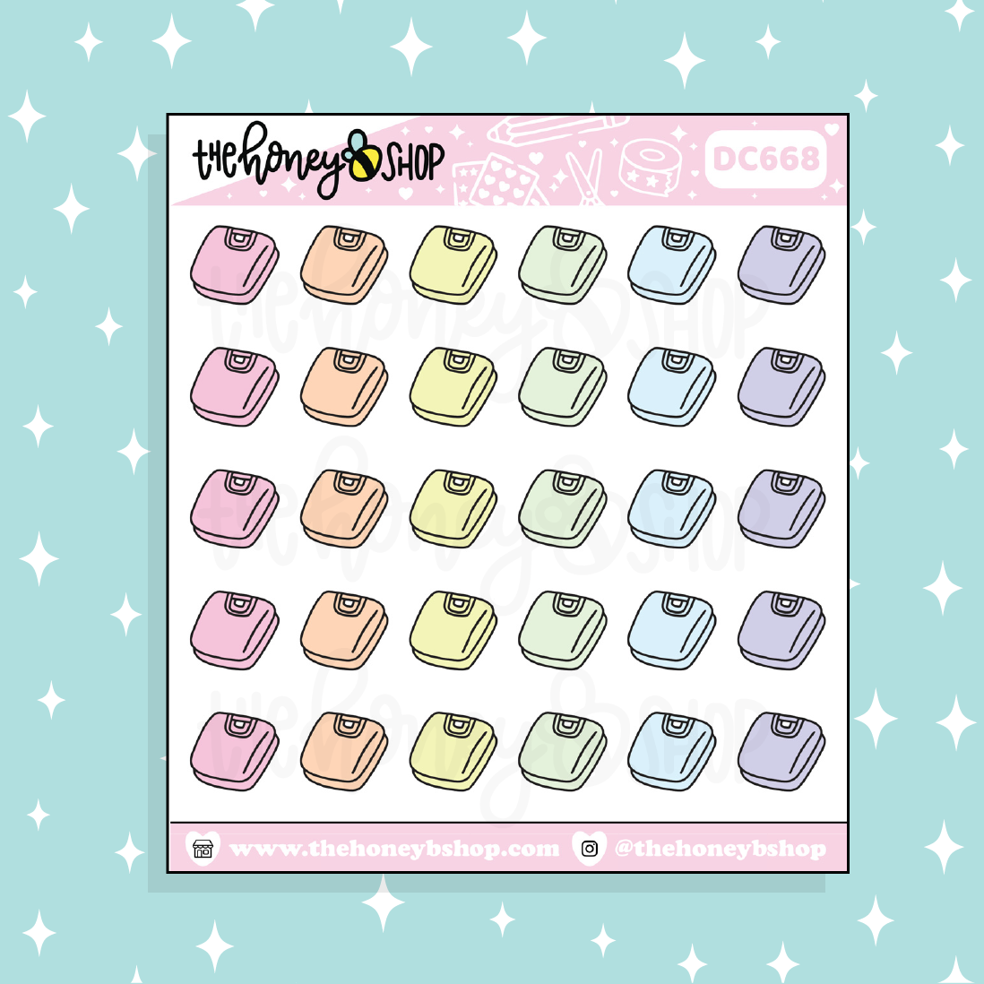 Folded Shirt / Laundry Doodle Sticker | Choose Your Color Option!