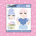 Crafty AF Babe Doodle Sticker | Choose your Skin Tone!