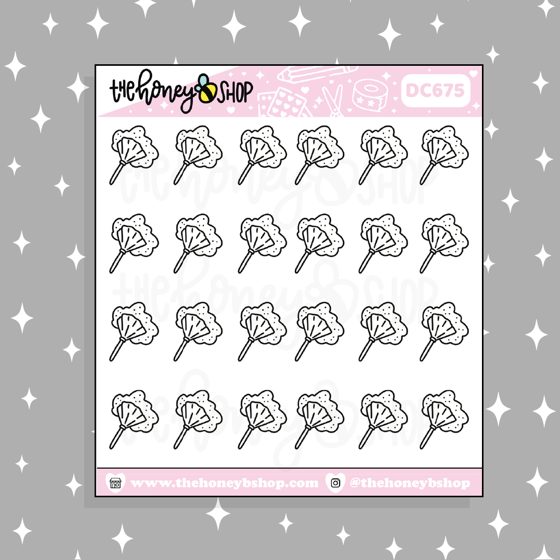 Duster Doodle Sticker | Choose Your Color Option!