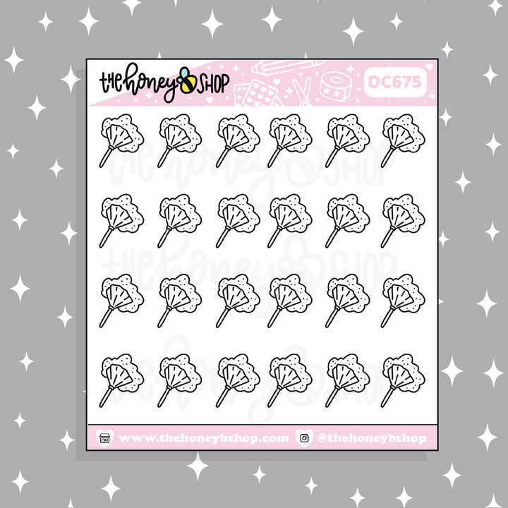 Duster Doodle Sticker | Choose Your Color Option!