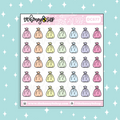 Trash Bag Doodle Sticker | Choose Your Color Option!