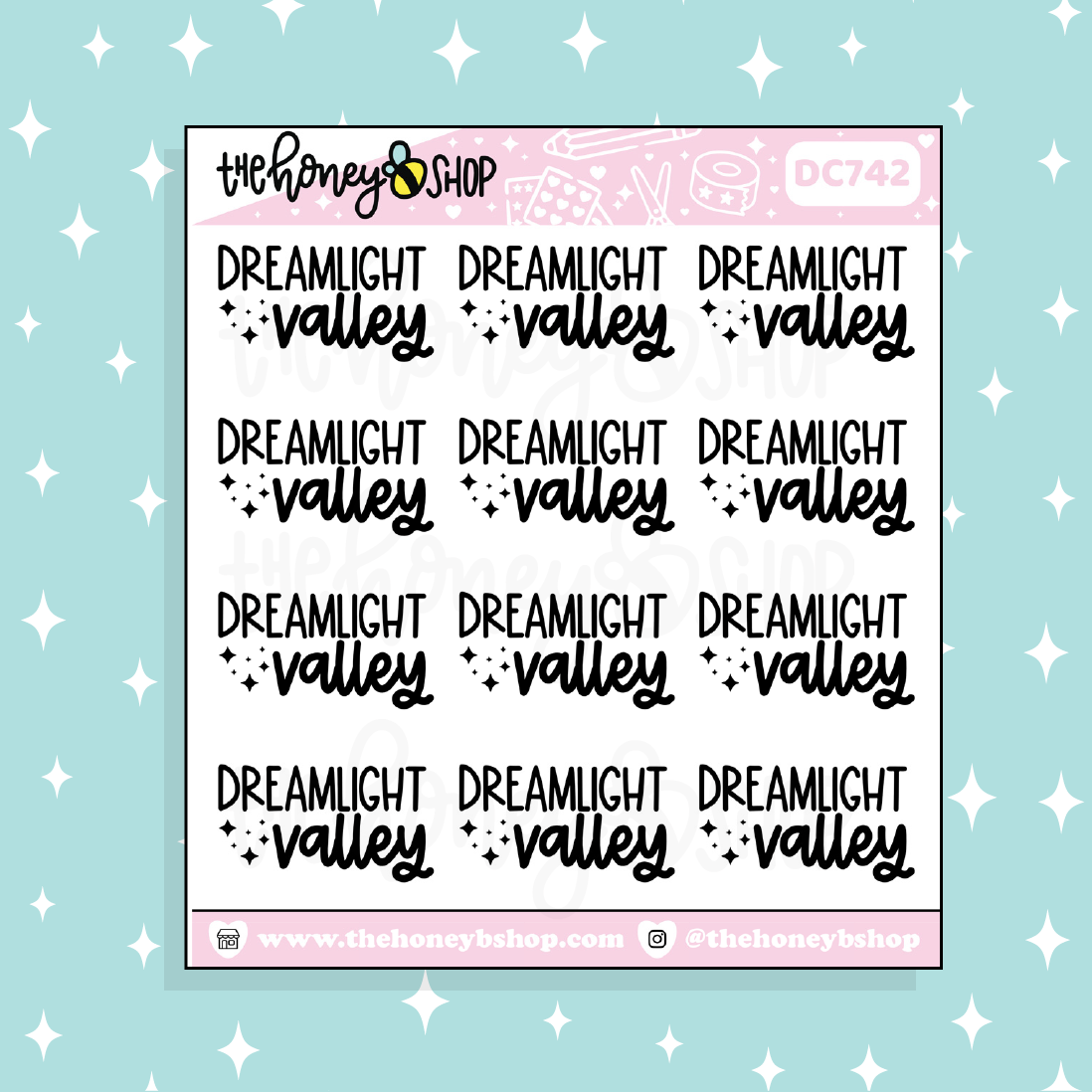 Dreamlight Valley Doodle Sticker