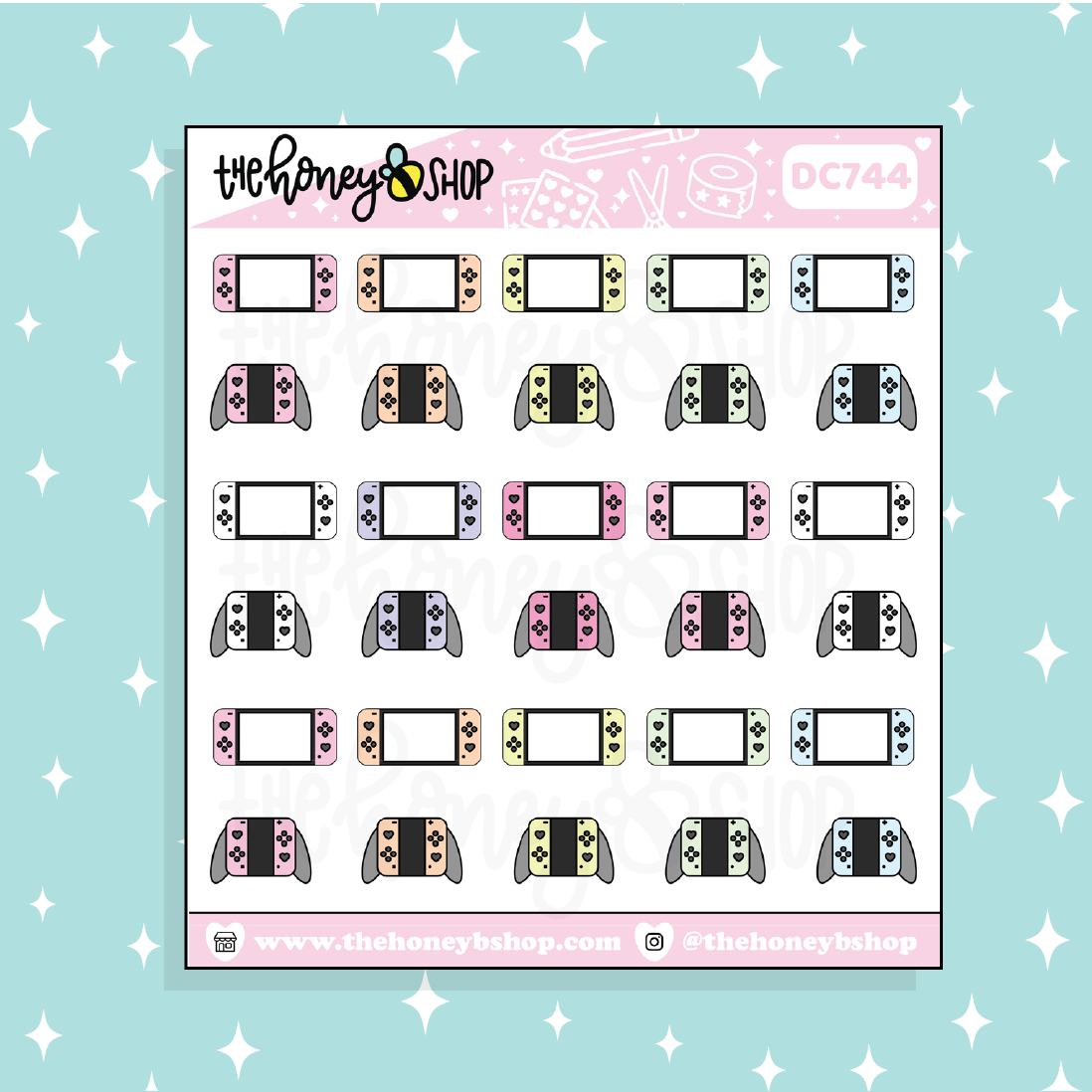 Nintendo Switch Doodle Sticker | Choose Your Color Option!