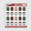 Christmas Cozies Doodle Sticker