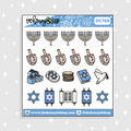 Hanukah Deco Doodle Sticker