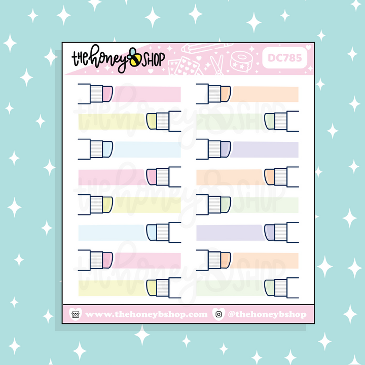 Highlights Doodle Sticker | Choose Your Color Option!