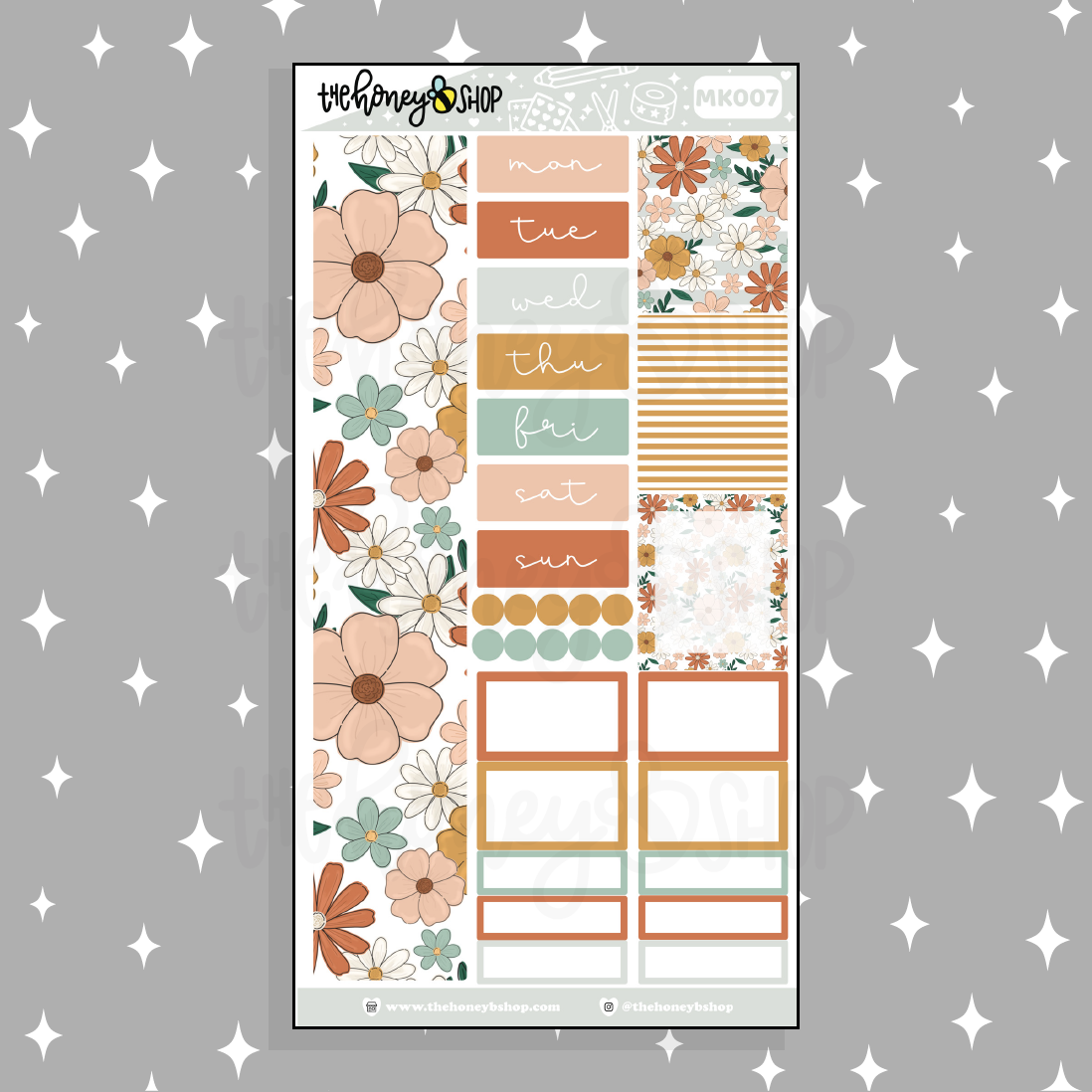 In Bloom BEE6 Monthly Kit | Fits BEE6 TRP Planner