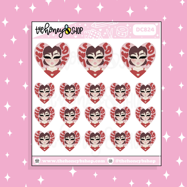 Self Love Babe Doodle Sticker | Choose your Skin Tone!