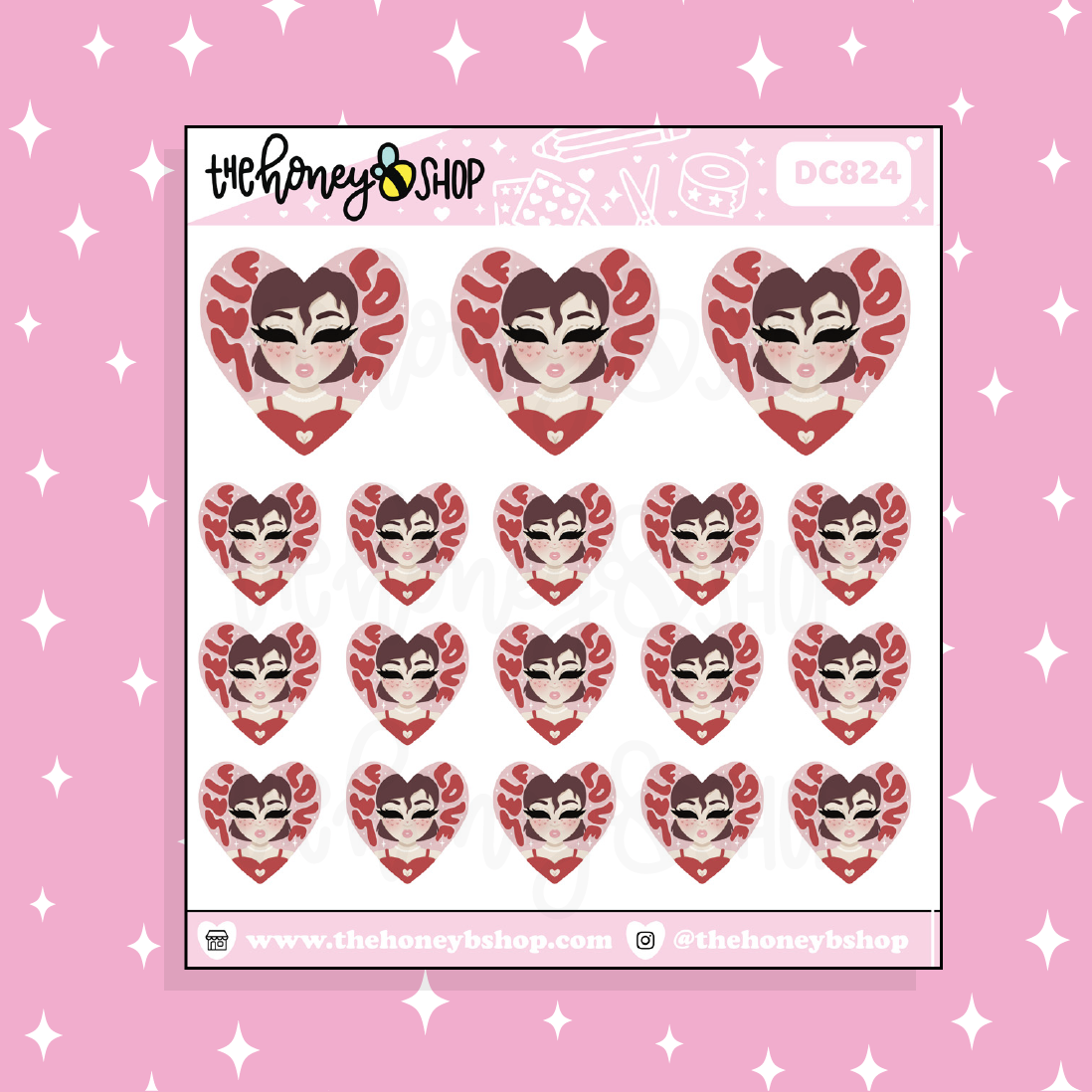Self Love Babe Doodle Sticker | Choose your Skin Tone!