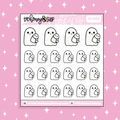 Baby Boo con Ghostie Doodle Pegatina
