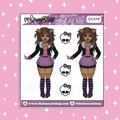 Clawdeen MH Doodle Sticker
