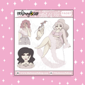 Grace Babe Doodle Sticker | Choose your Skin Tone!