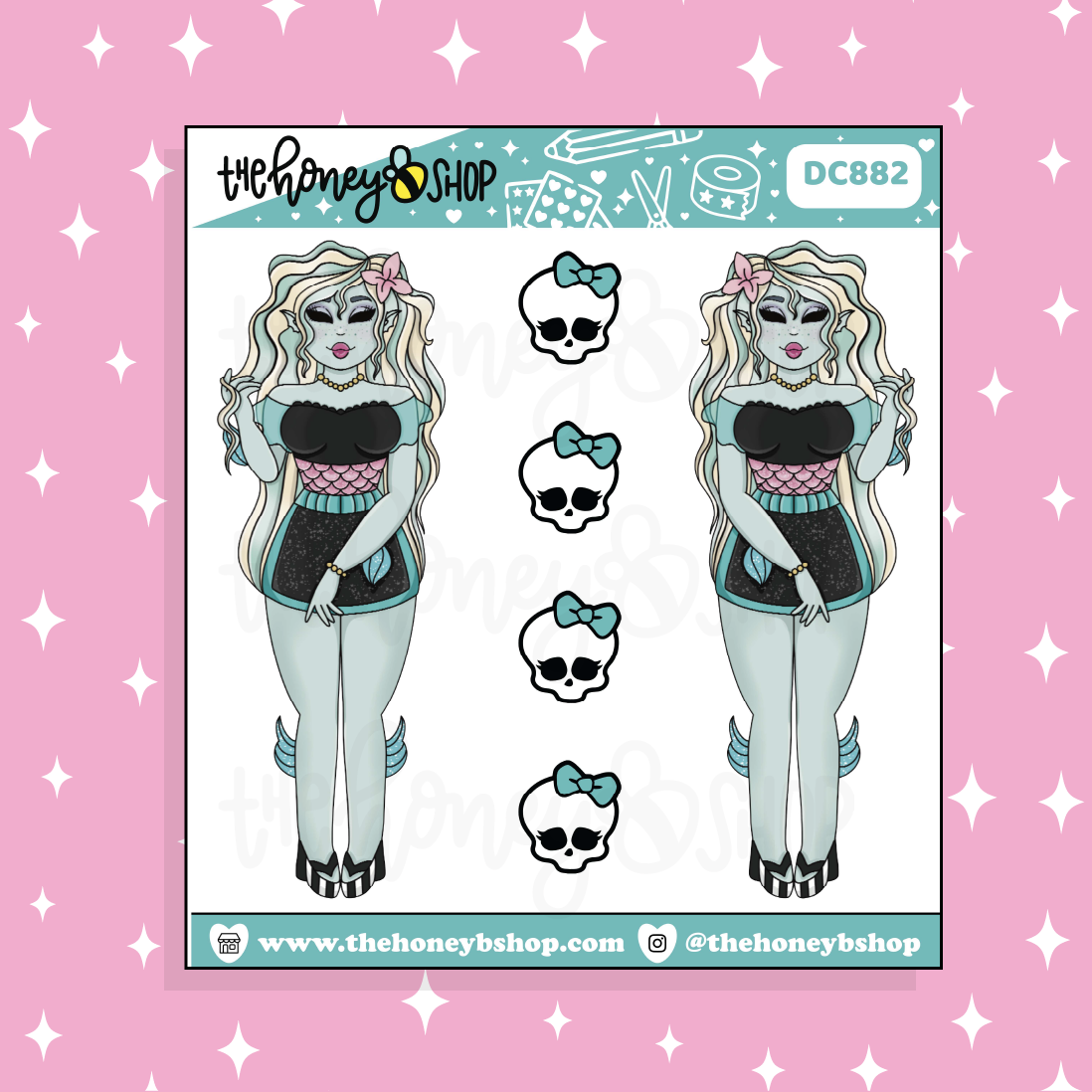 Lagoona MH Doodle Sticker