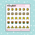 Pixel Icons Doodle Sticker