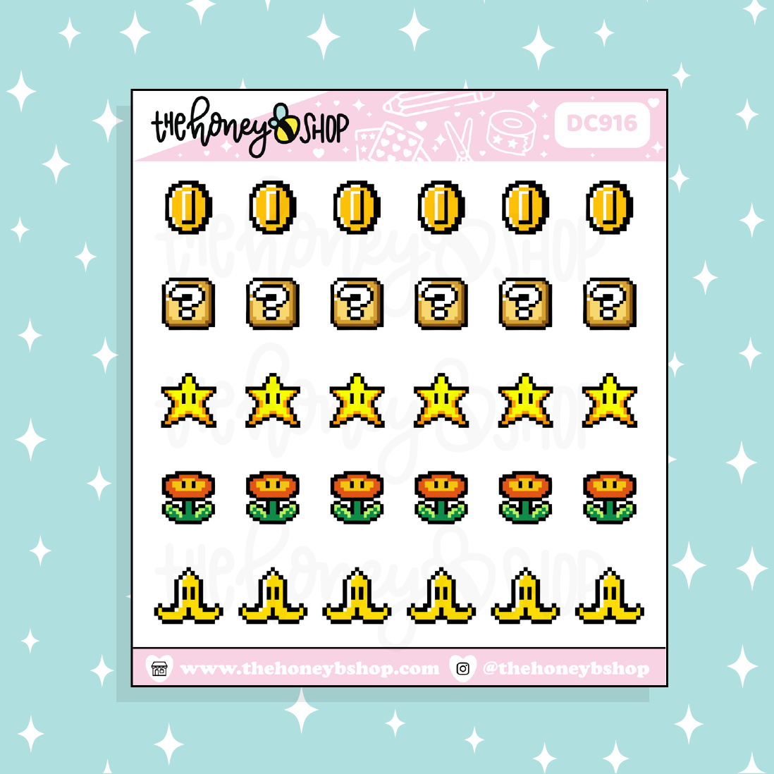 Pixel Icons Doodle Sticker