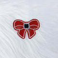 Red Shiny Santa Belt Feltie | CHOOSE YOUR HARDWARE