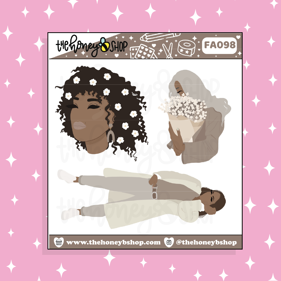 Cream & Sugar Babe Doodle Sticker | Choose your Skin Tone!