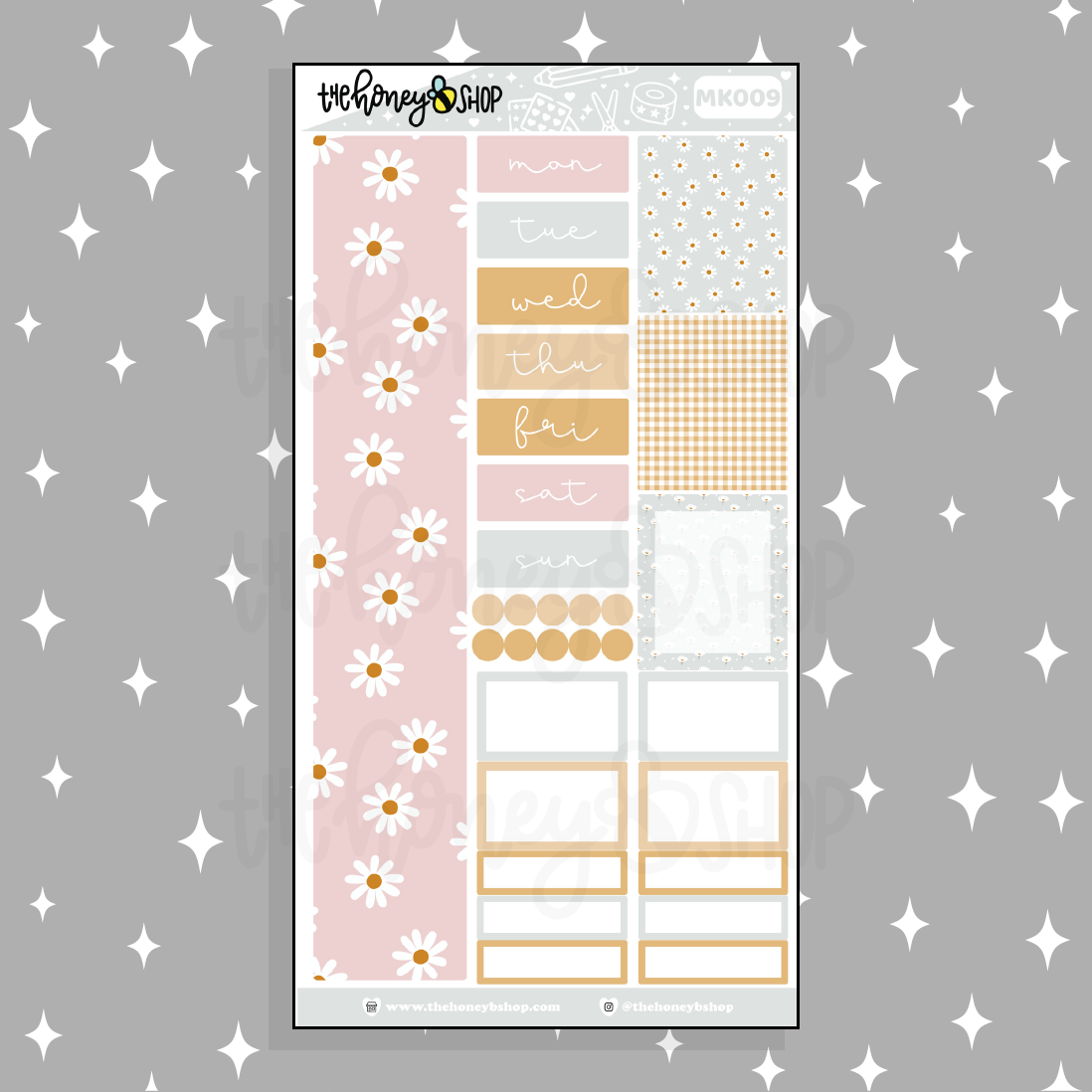 Hello Daisy BEE6 Monthly Kit | Fits BEE6 TRP Planner