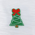 Feltie de árbol de Navidad verde brillante